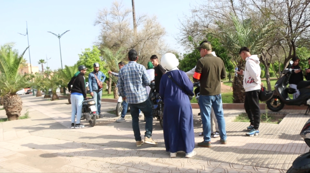 حملة أمنية لتعزيز السلامة المرورية بسيدي يوسف بن علي أمام أكدال