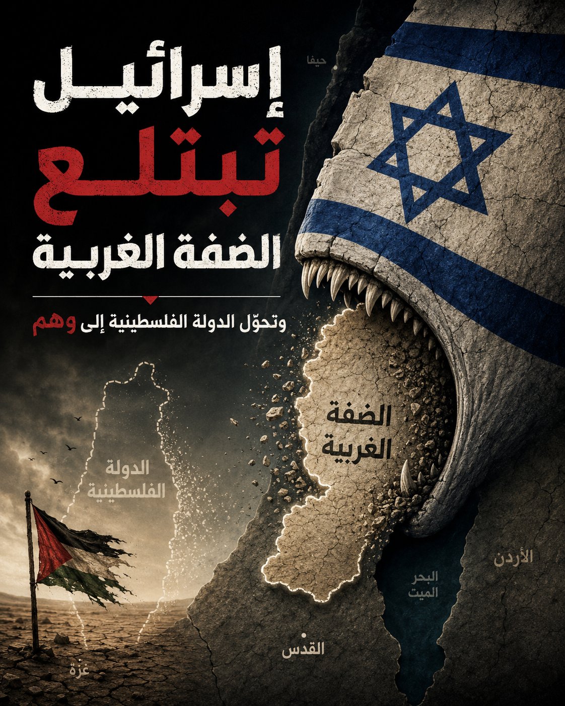 إسرائيل تبتلع الضفة الغربية وتحوّل الدولة الفلسطينية إلى وهم -الدكتور حسن العاصي