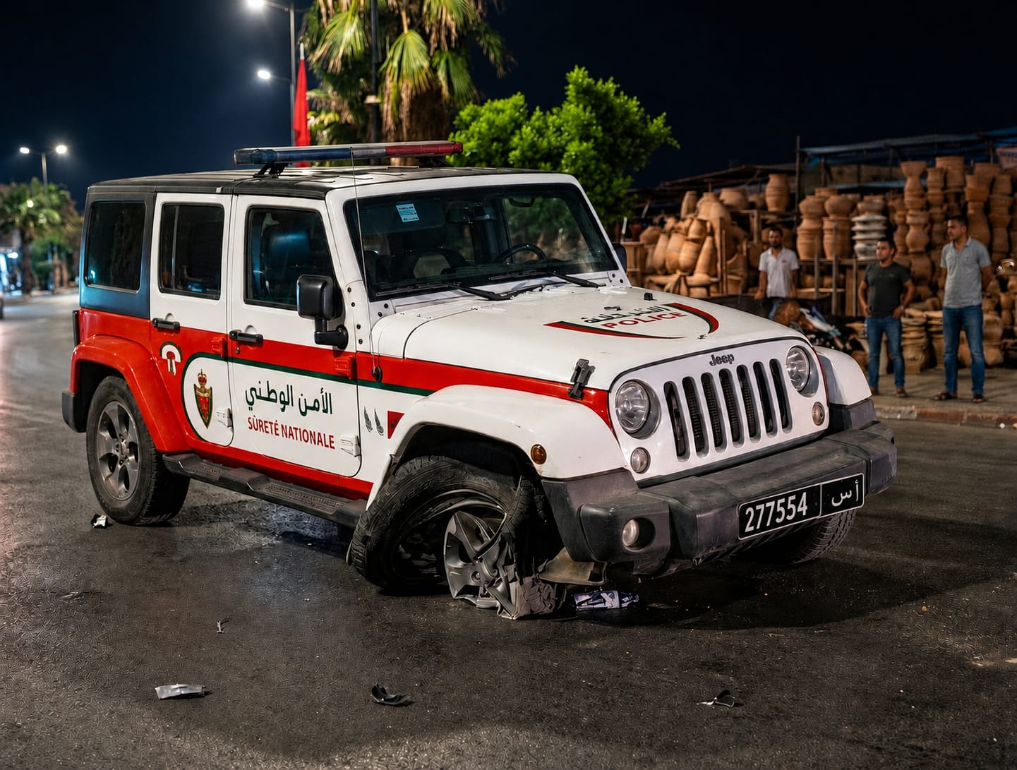 مراكش.. مطاردة أمنية تنتهي بتوقيف مشتبه فيه بعد الاستيلاء على سيارة للشرطة