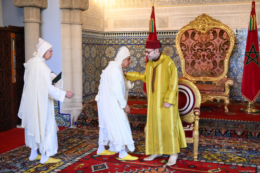 جلالة الملك يستقبل الأعضاء الجدد بالمحكمة الدستورية ويعين محمد أمين بنعبد الله رئيساً لها