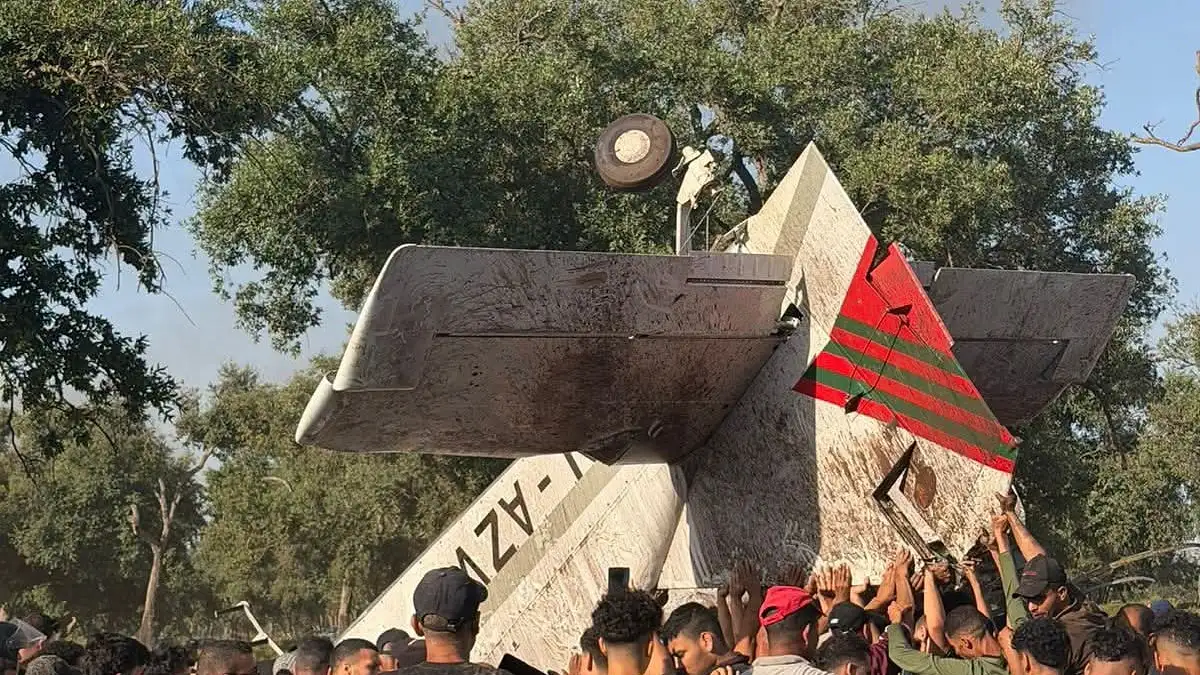 تمارة: تحطم طائرة في غابة معمورة، ومقتل الطيار