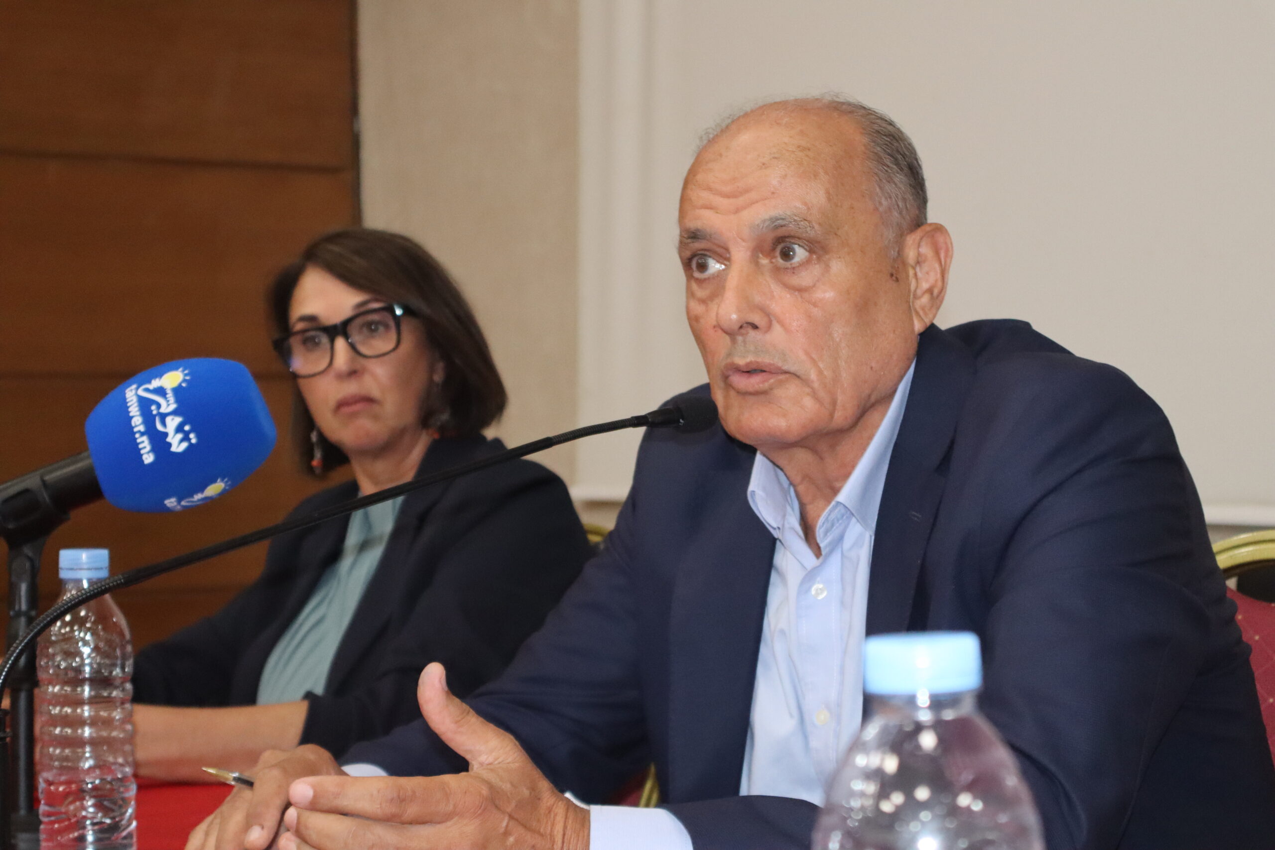 سعد الطاوجني في ندوة «الدولة الاجتماعية بين الوعود المعلنة والإنجازات الفعلية» بمركز محمد بنسعيد آيت إيدر