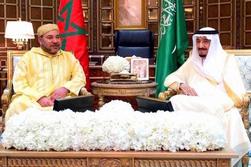 الملك محمد السادس يهنئ خادم الحرمين الشريفين بمناسبة الذكرى الثانية عشرة لتوليه مقاليد الحكم