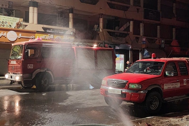 تزنيت.. حريق مهول بالمركب التجاري القدس يخلف خسائر مادية